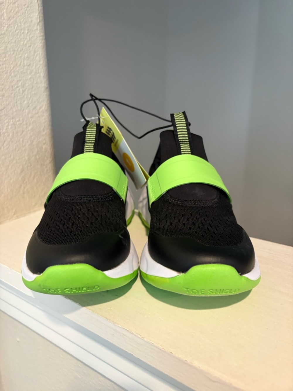 Kids' Dillon Slip-On Performance Sneakers - All In Motion Black Green Youth Sz 1 - Picture 9 of 9